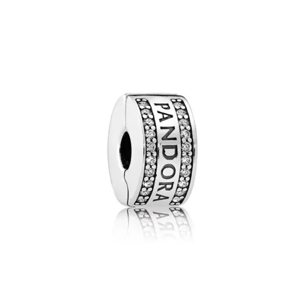 Pandora Gümüş Amblem / Logo Klips - 792056CZ - Ürün Resmi