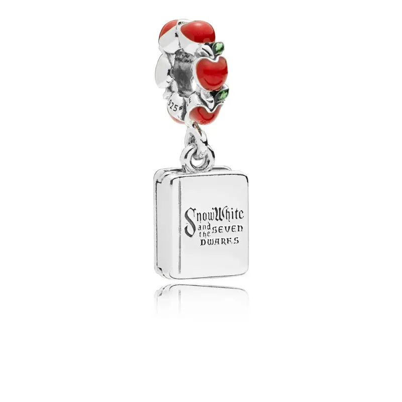 PANDORA Disney, Pamuk Prenses ve Yedi Cüceler Kitap Sarkıt Charm, Karışık Emaye - 797167ENMX - Ürün Resmi
