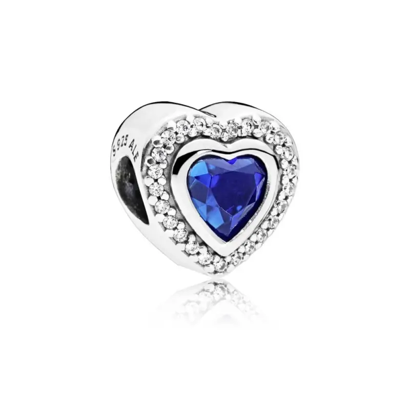 PANDORA Parıltılı Aşk Charm, Berrak CZ ve Mavi Kristal - 797608NANB - Ürün Resmi