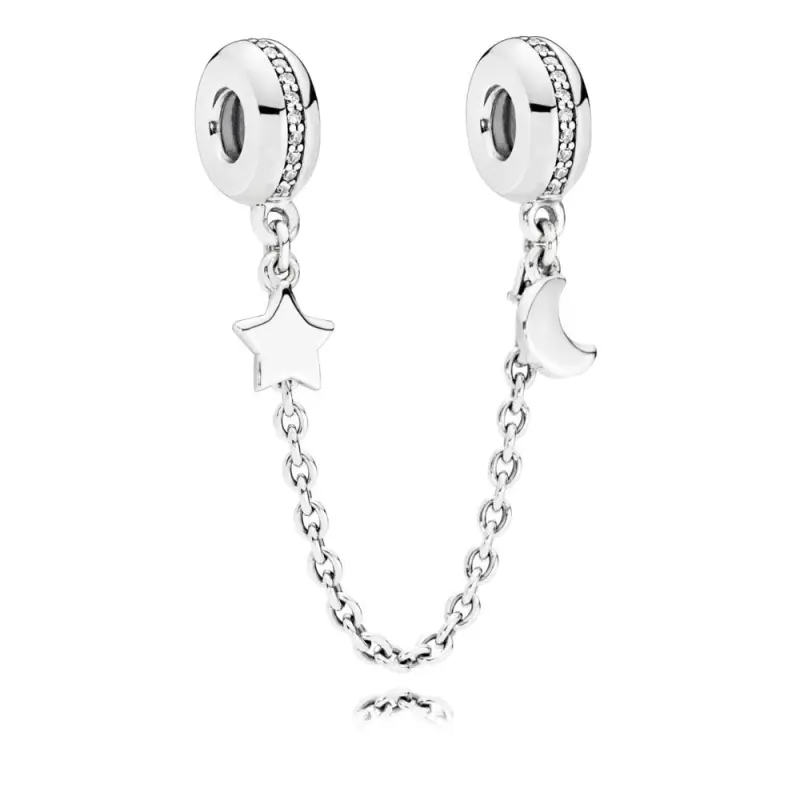 PANDORA Kişisel Galaksi Emniyet Zinciri, Berrak CZ - 797512CZ-05 - Ürün Resmi