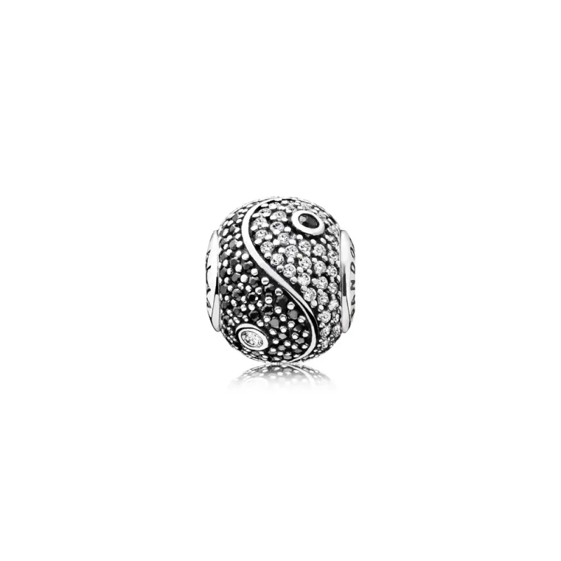 PANDORA Dengek Charm, Berrak CZ Siyah Kristal - 796053CZ - Ürün Resmi