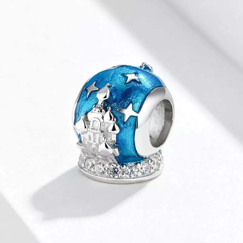 (resim) Pandora tarzı Kristal Kale Charm - SCC1225 - Görüntüle 2